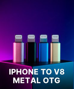 (1025) IPHONE TO V 8 CONNECTER (IMPORT)