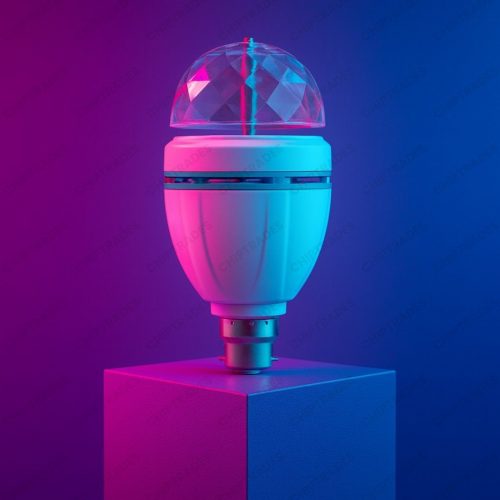 (1025) ROTATING LED LIGHT BULB (IMPORT)