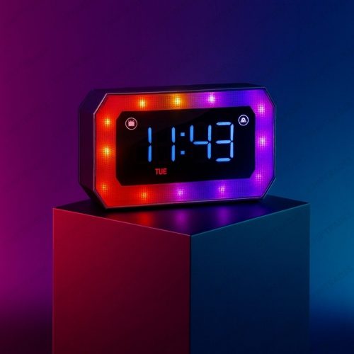 (1025) GQ03 TWS RGB LIGHT + CLOCK DISPLAY