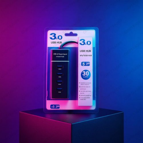(0925) 3.0 4 USB HUB 30 CM (IMPORT)