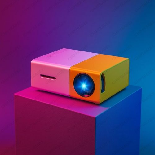 (1025) PROJECTOR 720 HD QUALITY, WIFI SUPPORT ANDROID APPS SUPPORT PHONE TO BLUETOOTH SUPPORT, WITH HDMI CABLE TYPE C(IMPORT)