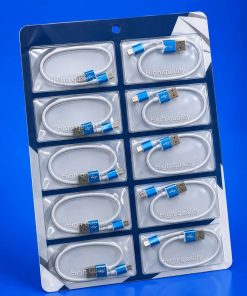 0826) POWER BANK V8 TYPE CABLE CHART PACKING (IMPORT)
