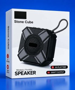 (0826) STONE CUBE SPEAKER (IMPORT)